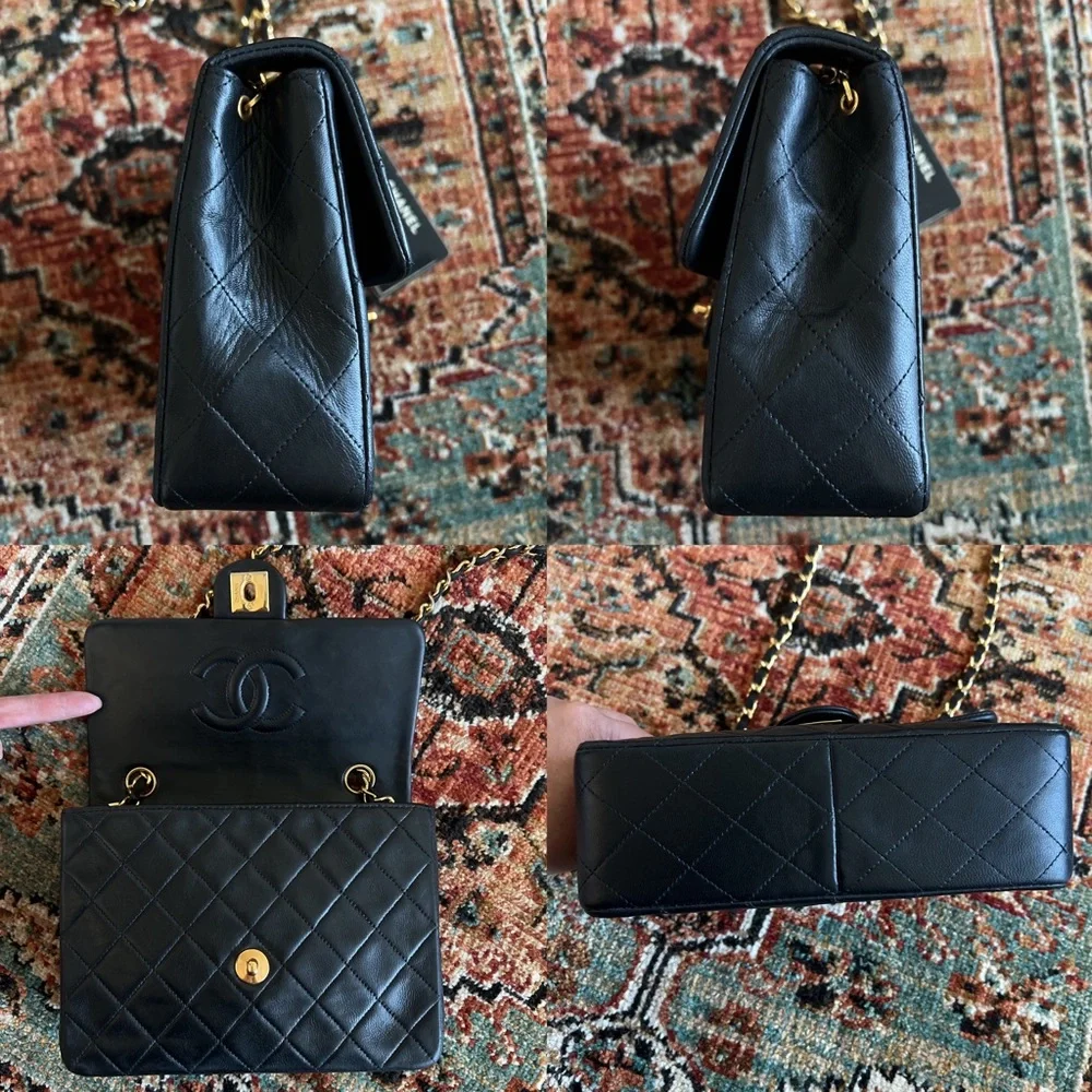 SOLD** Chanel Vintage Classic Mini Square Single Flap Bag - Picture 8 of 14